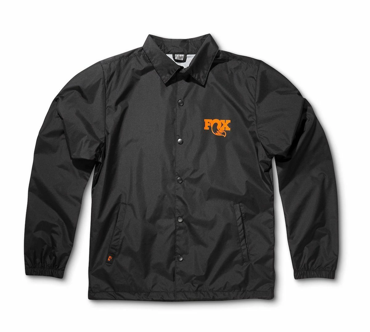 FOX Windbreaker Jacket Black/Orange 2 FOX Windbreaker Jacket Black/Orange – Bild 2