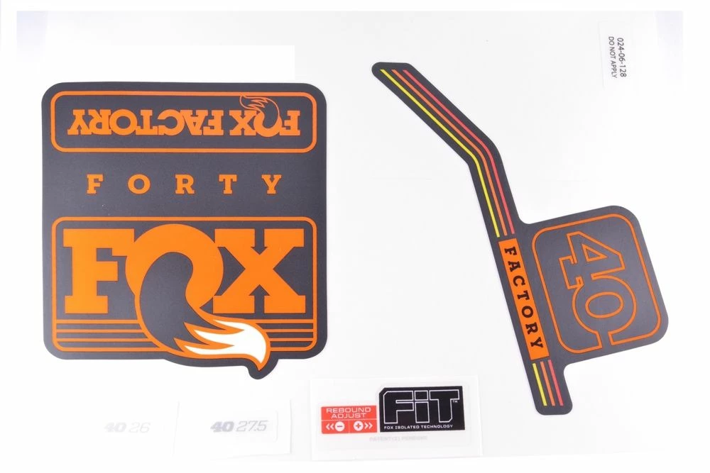 Decal Kit: 2016 40 Factory Series Orange Logo 1 Decal Kit: 2016 40 Factory Series Orange Logo