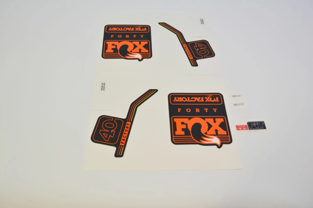 Decal Kit: 2016 40 Factory Series Orange Logo 2 Decal Kit: 2016 40 Factory Series Orange Logo – Bild 2