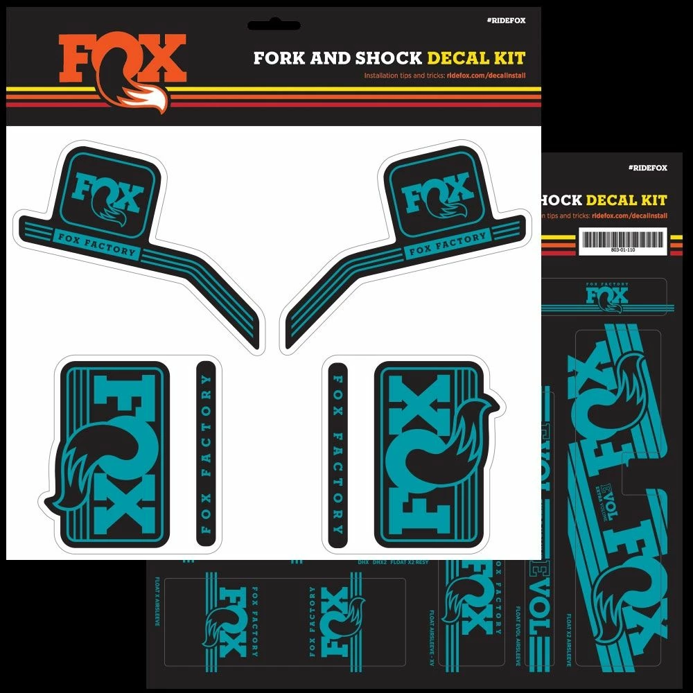 FOX Decal 2016 AM Heritage Fork And Shock Kit 2 FOX Decal 2016 AM Heritage Fork And Shock Kit – Bild 2