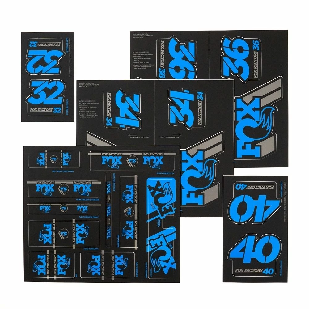 FOX Decal 2019 AM Heritage Fork And Shock Kit 1 FOX Decal 2019 AM Heritage Fork And Shock Kit