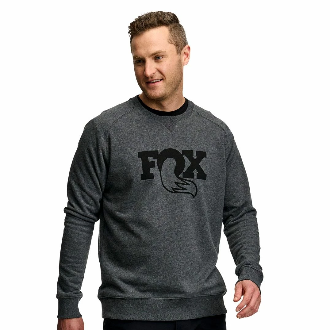 Fox Sweatshirt Heather Charcoal 2 Fox Sweatshirt Heather Charcoal – Bild 2