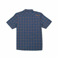 Fox Shop Shirt-Blue/Orange Plaid -Vaude Shop FXCB029072V Fox Shop Shirt BlueOrange Plaid 2 1280x1280