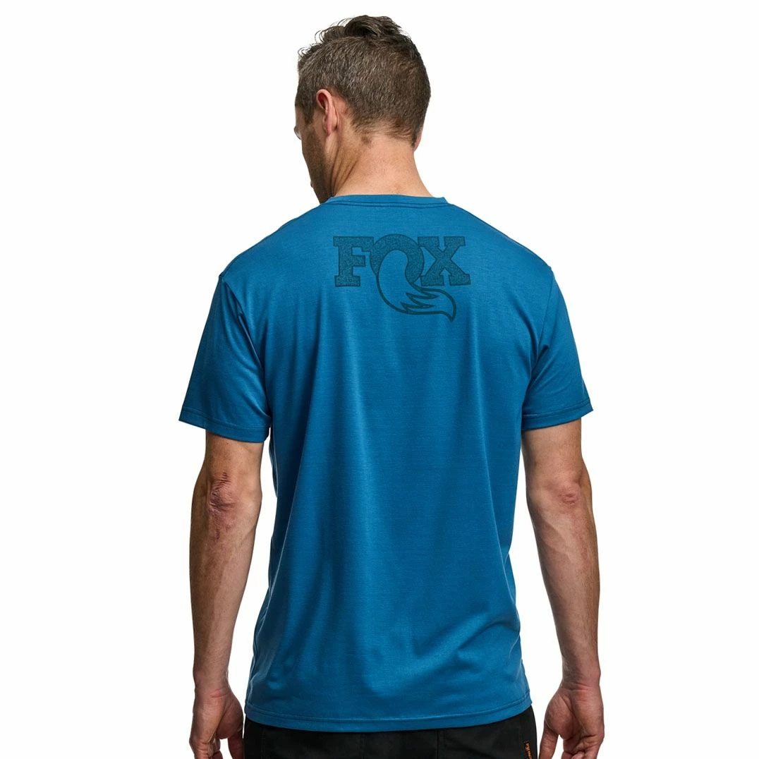 Textured SS Tee Blue 4 Textured SS Tee Blue – Bild 4