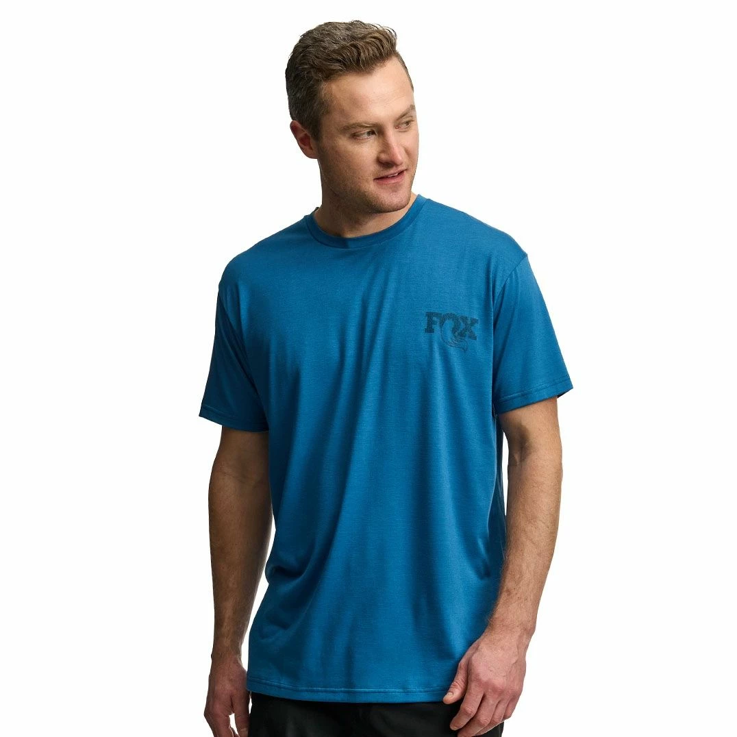 Textured SS Tee Blue 6 Textured SS Tee Blue – Bild 6