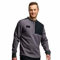 Overland LS Henley Dark Grey -Vaude Shop FXCB147013 Overland LS Henley Dark Grey M 1 1280x1280