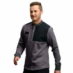 Overland LS Henley Dark Grey -Vaude Shop FXCB147014 Overland LS Henley Dark Grey L 2 1280x1280
