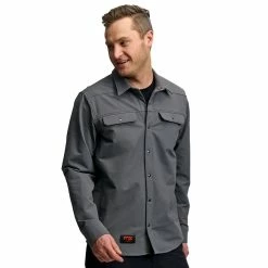 Cruise Shirt Jacket Dark Grey -Vaude Shop FXCB148012 Cruise Shirt Jacket Dark Grey S 2 1280x1280
