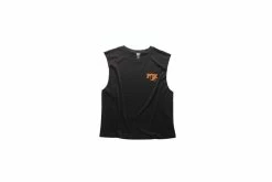 Textured Sleeveless Women's Tee Black