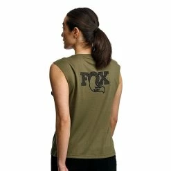 Textured Sleeveless Women's Tee Green -Vaude Shop FXCB155061 Textured Sleeveless Womens Tee Green XS 3 1280x1280
