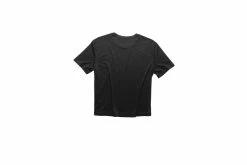 Textured Women's SS Boxy Tee Black -Vaude Shop FXCB156002V Textured Womens SS Boxy Tee Black 2 1280x1280