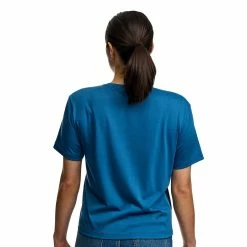 Textured Women's SS Boxy Tee Blue -Vaude Shop FXCB156071 Textured Womens SS Boxy Tee Blue XS 3 1280x1280