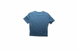 Textured Women's SS Boxy Tee Blue -Vaude Shop FXCB156072V Textured Womens SS Boxy Tee Blue 2 1280x1280