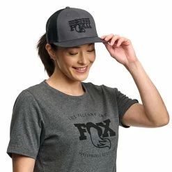 Stacked Flat Brim Trucker Hat -Vaude Shop FXCB166010 Stacked Flat Brim Trucker Hat Charcoal OS 2 1280x1280