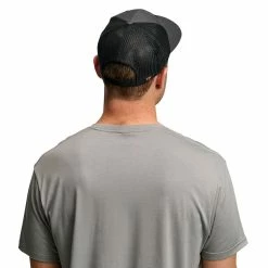 Stacked Flat Brim Trucker Hat -Vaude Shop FXCB166010 Stacked Flat Brim Trucker Hat Charcoal OS 3 1280x1280