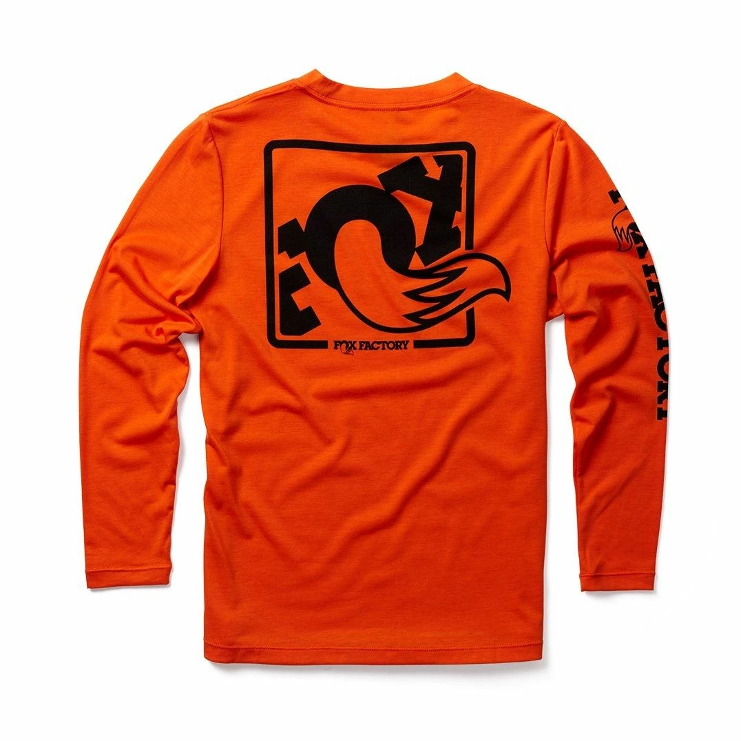 Logo Youth LS Tee Orange 3 Logo Youth LS Tee Orange – Bild 3