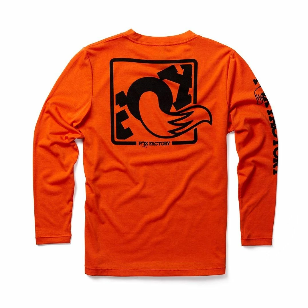 Logo Youth LS Tee Orange 4 Logo Youth LS Tee Orange – Bild 4