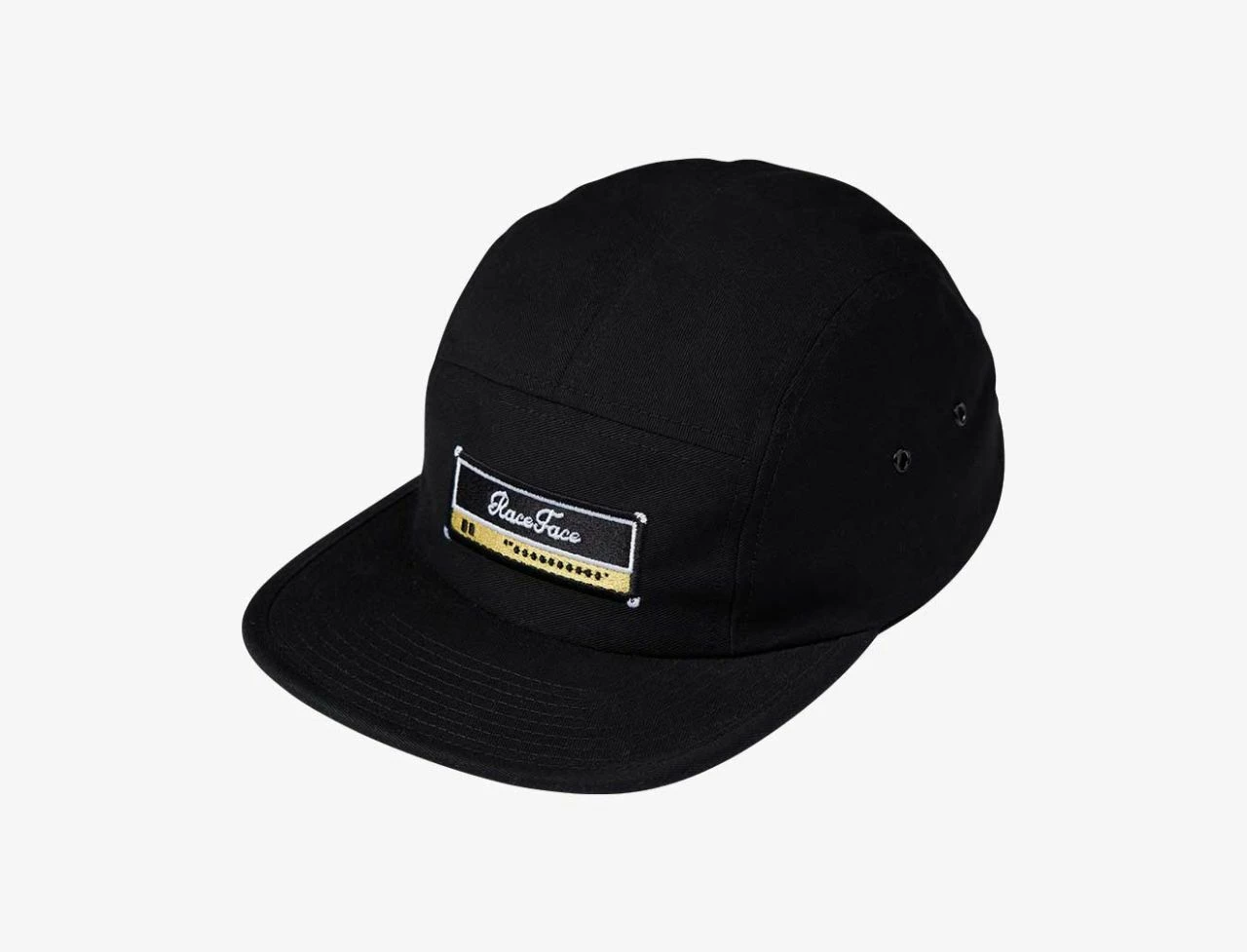 Amped 5 Panel Hat-Black-O/S 1 Amped 5 Panel Hat-Black-O/S